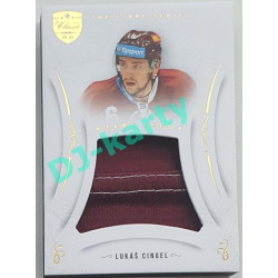 2021/22 OFS The Final Series Lukáš Cingel #JER-LC Game Used Jersey Gold PROMO