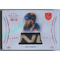 2021/22 OFS The Final Series Jan Piskáček #STI-PIJ 09/10 Game Used Stick Red