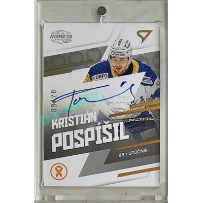 2023/24 Sportzoo O kapku lepší hokej #KNS-KP Kristián Pospíšil Signature xx/20