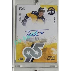 2024 Goal Cards 95. VÝROČÍ ZLÍNSKÉHO HOKEJE #ZL11 Tadeáš Talafa Signature xx/20