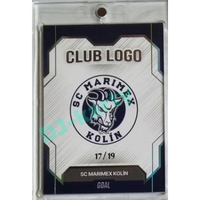 2023/24 Goal cards Chance Liga 1. série #CL-11 SC MARIMEX KOLÍN Club Logo Parallel 10/19