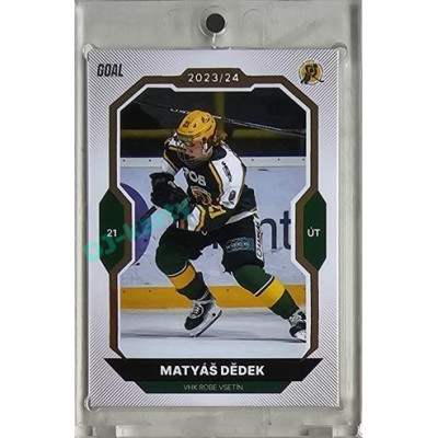 2023/24 Goal cards Chance Liga 1. série #024 Matyáš Dědek Gold 1of20