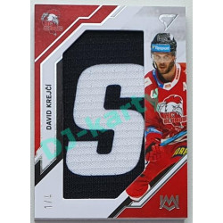 2021/22 Sportzoo TIPSPORT ELH 2. série #UM-DK David Krejčí Unique Mark 1/4