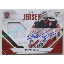 2021/22 Sportzoo TIPSPORT ELH 2. série #JS-SL Štěpán Lukeš Game Jersey Auto 07/25