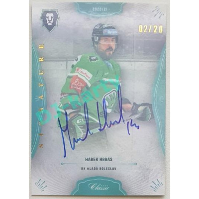 2021/22 OFS The Final Series Marek Hrbas #349 02/20 Bonus Signature Rainbow