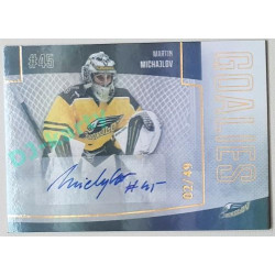 2022/23 Goal Cards Chance Liga 1. série #G-4 Martin Michajlov Goalies Autograph 02/49