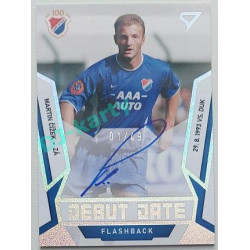 2022/23 Sportzoo Fortuna Liga 2. série #DFS-MC Martin Čížek Debut Date Flashback Auto xx/49