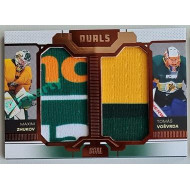 2022/23 Goal Cards Chance Liga Update #D-02 M. Zhukov / T. Vošvrda Duals Jersey Bronze 02/30