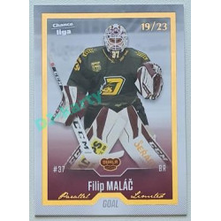 2022/23 Goal Cards Chance Liga Update #402 Filip Maláč Gold xx/23