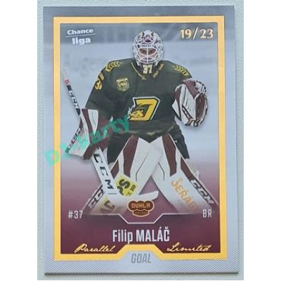 2022/23 Goal Cards Chance Liga Update #402 Filip Maláč Gold xx/23