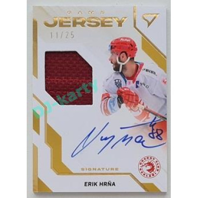 2022/23 Sportzoo ELH 2. série #GJS-EH Erik Hrňa Game Jersey Auto 11/25