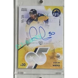 2024 Goal Cards 95. VÝROČÍ ZLÍNSKÉHO HOKEJE #ZL12 Stefan Warg Signature xx/20