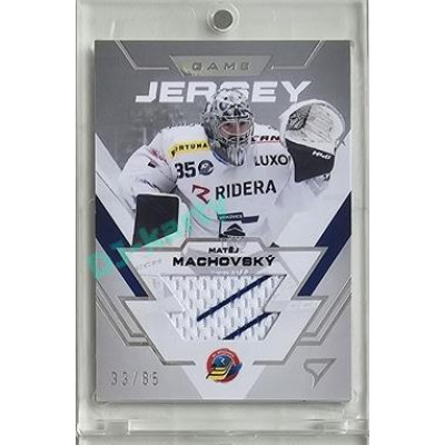 2023/24 Sportzoo ELH 2. serie #GJ-MM Matěj Machovský Game Jersey 33/85