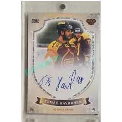 2023/24 Goal cards Chance Liga O kapku lepší hokej #12 Tomáš Havránek Expo Ostrava Signature x/6