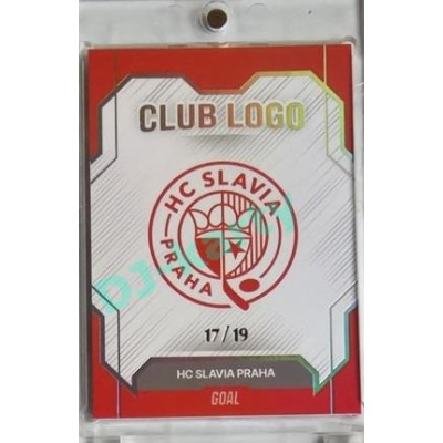 2023/24 Goal cards Chance Liga 1. série #CL-10 HC SLAVIA PRAHA Club Logo Parallel 17/19