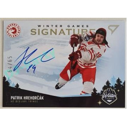 2023 Sportzoo Winter Games #WS1-PH Patrik Hrehorčák Signature Level 1 64/65