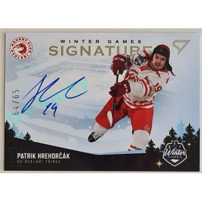 2023 Sportzoo Winter Games #WS1-PH Patrik Hrehorčák Signature Level 1 64/65