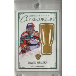 2023 Legendary Cards REKORDY ČESKÉ EXTRALIGY #CR-13 David Hruška Cup Recorders Emerald 2/5