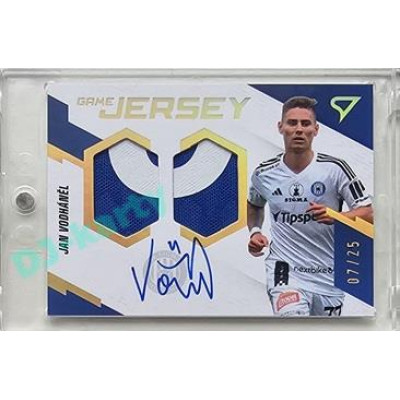 2023/24 Sportzoo Fortuna Liga 1. série #GJS-JV Jan Vodháněl Game Jersey Auto 07/25