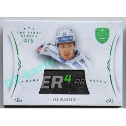 2021/22 OFS The Final Series Jan Hladoník #STI-HLA 4/5 Game Used Stick Emerald