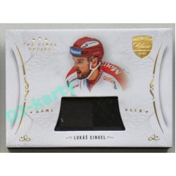 2021/22 OFS The Final Series Lukáš Cingel #STI-CIL Game Used Stick Gold PROMO