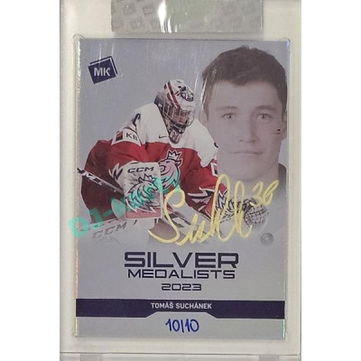 2023 MK The Gamers Extended #SM-1 Tomáš Suchánek 2023 U20 Silver Medalists Autographs 10/10