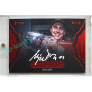 2023/24 LC Expectations Road to Prague #NL-09 Viktor Ujčík National Legends Authentic Signature Red 02/10