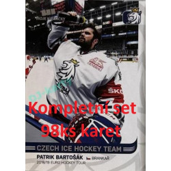 2018/19 MK reprezentace kompletní set 98ks karet