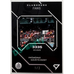 2024/25 Sportzoo Chance Liga 1. série #CH-90 fans Clubhouse Silver Lasers 1/3