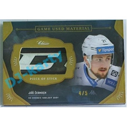 2020/21 OFS 1.série Jiří Černoch #GUM-JČE 4/5 Game Used Material Black Cut