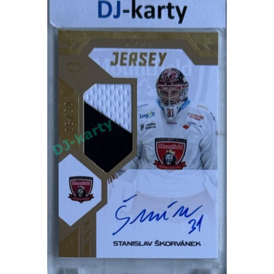 2024/25 Sportzoo ELH 1. serie #GJS-SS Stanislav Škorvánek Game Jersey Auto 25/30