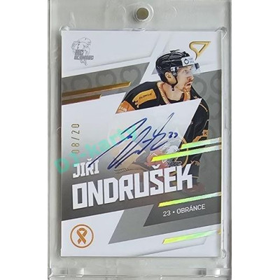 2023/24 Sportzoo O kapku lepší hokej #KNS-JO Jiří Ondrušek Signature xx/20