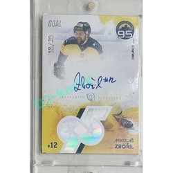 2024 Goal Cards 95. VÝROČÍ ZLÍNSKÉHO HOKEJE #ZL13 Mikuláš Zbořil Signature xx/20