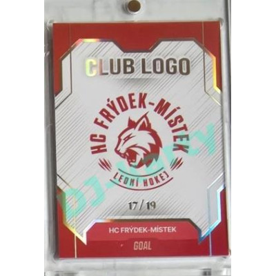 2023/24 Goal cards Chance Liga 1. série #CL-09 HC FRÝDEK-MÍSTEK Club Logo Parallel 10/19