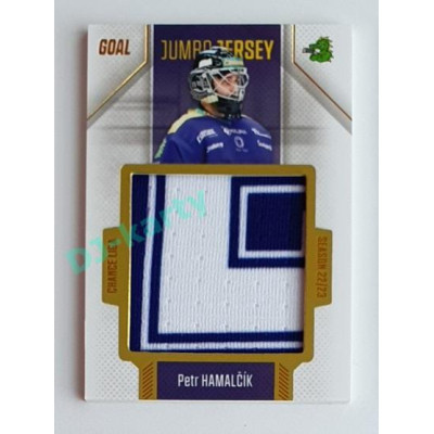 2022/23 Goal Cards Chance Liga 2. série #J-40 Petr Hamalčík Jumbo Jersey 39/77