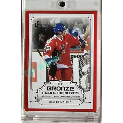 2023 LC Bronze Medal Memories 1993 #18 Otakar Janecký Red Frame 2/5