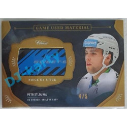2020/21 OFS 1.série Petr Stloukal #GUM-PST 4/5 Game Used Material Black Cut