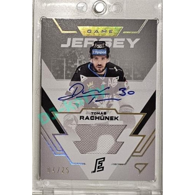 2023/24 Sportzoo ELH 1. série #GJS-TR Tomáš Rachůnek Game Jersey Auto 04/25