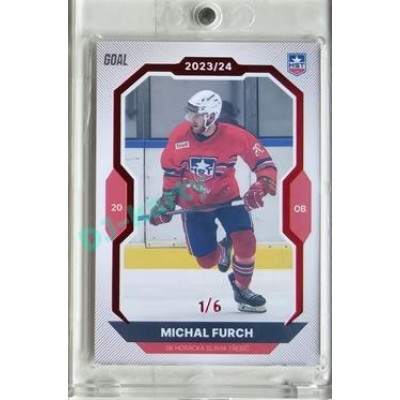 2023/24 Goal cards Chance Liga 1. série #031 Michal Furch Red 1/6