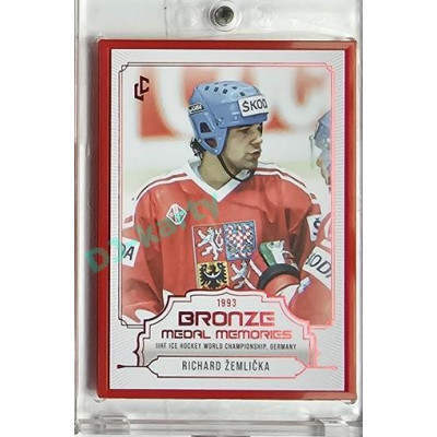 2023 LC Bronze Medal Memories 1993 #13 Richard Žemlička Red Frame 4/5