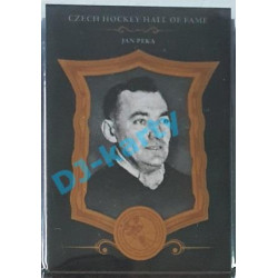 2020 OFS Síň slávy českého hokeje Jan Peka #SSCH-002 07/25 Black Cut