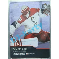 2020 MK reprezentace Šimon Hrubec Tým MS 2019 #46 Blue Promo