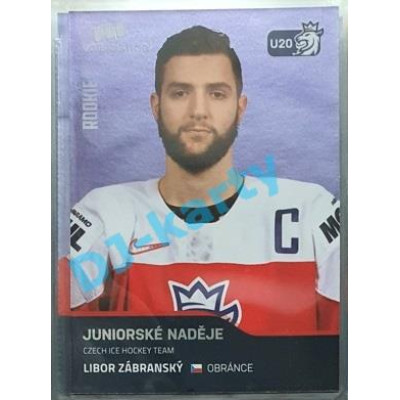 2020 MK reprezentace Libor Zábranský RC juniorské naděje #79 Blue Promo