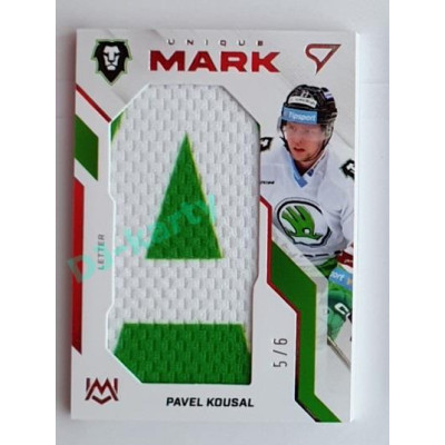 2022/23 Sportzoo ELH 2. série #UM-KO Pavel Kousal Unique Mark 5/6