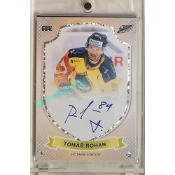2023/24 Goal cards Chance Liga O kapku lepší hokej #19 Tomáš Rohan Expo Ostrava Signature x/6