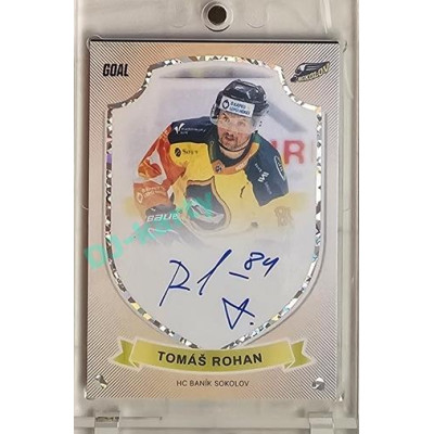 2023/24 Goal cards Chance Liga O kapku lepší hokej #19 Tomáš Rohan Expo Ostrava Signature x/6