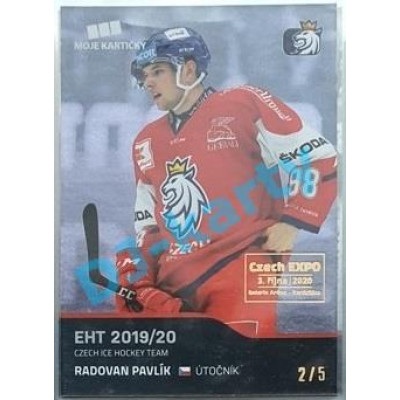 2020 MK reprezentace Radovan Pavlík #25 2/5 Blue Czech Expo