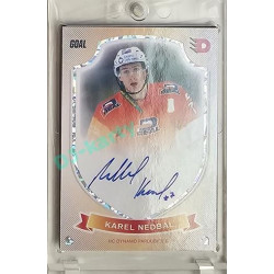 2023/24 Goal cards Chance Liga O kapku lepší hokej #20 Karel Nedbal Expo Ostrava Signature x/6