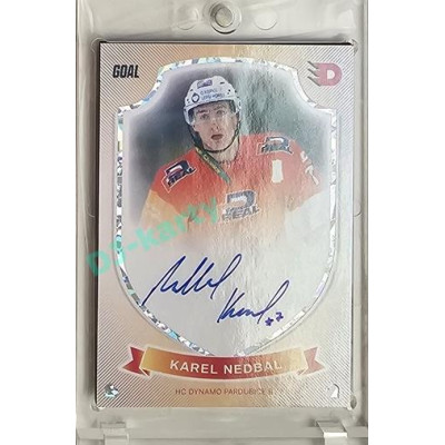 2023/24 Goal cards Chance Liga O kapku lepší hokej #20 Karel Nedbal Expo Ostrava Signature x/6