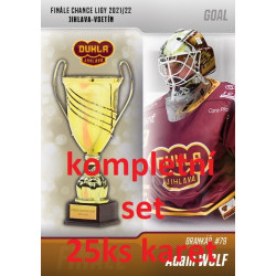 2022/23 Goal Cards Chance Liga 1. série Finále 2022 Jihlava - kompletní set 25ks